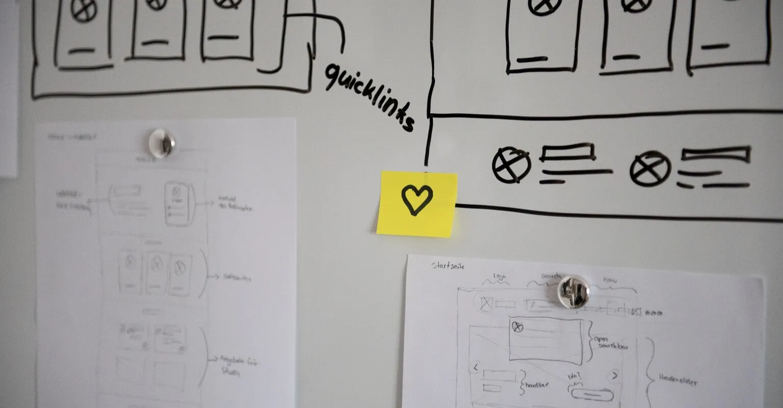 Post-It zum markieren von favorisierten Funktionen