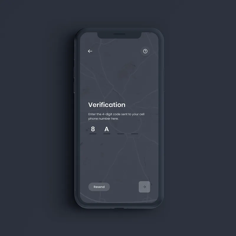 Verifikation der Nummer mittels Code