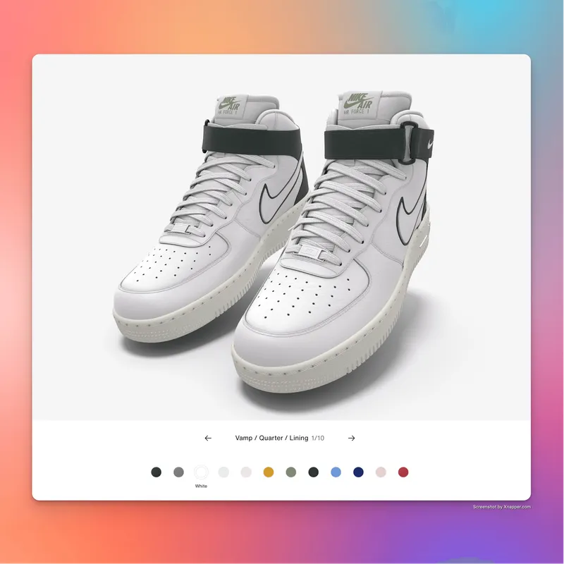Online Produktkonfigurator von Nike
